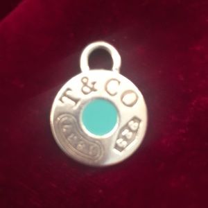 Tiffany Sterling Enameled Pendant